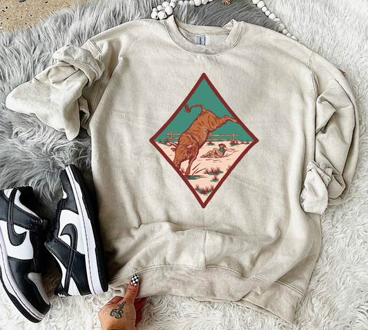 8 Seconds Short Crewneck