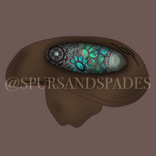 Hat Of Turquoise PNG