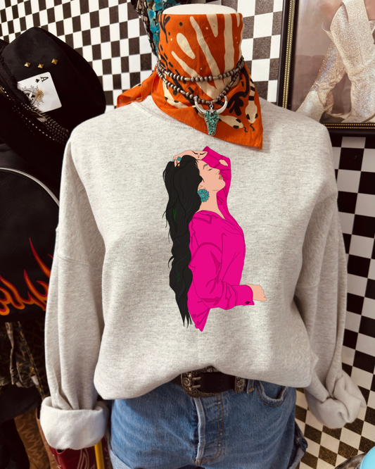 Punchy Brunette Crewneck