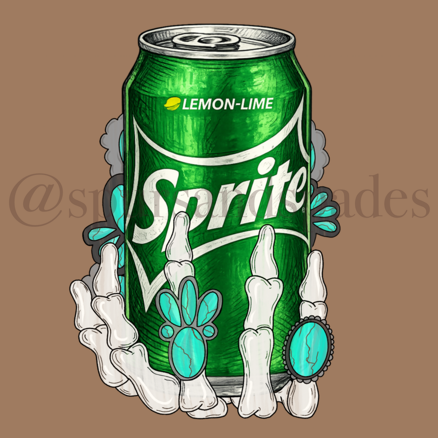 Turquoise Sprite PNG