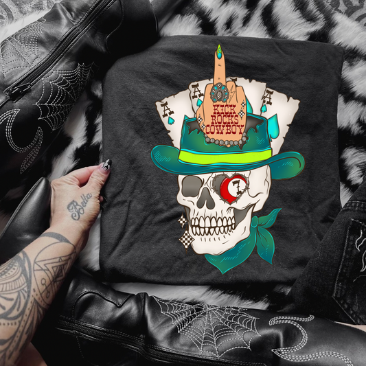 Kick Rocks Cowboy Graphic Tee