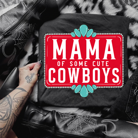 Mama Of Cowboys Graphic Tee