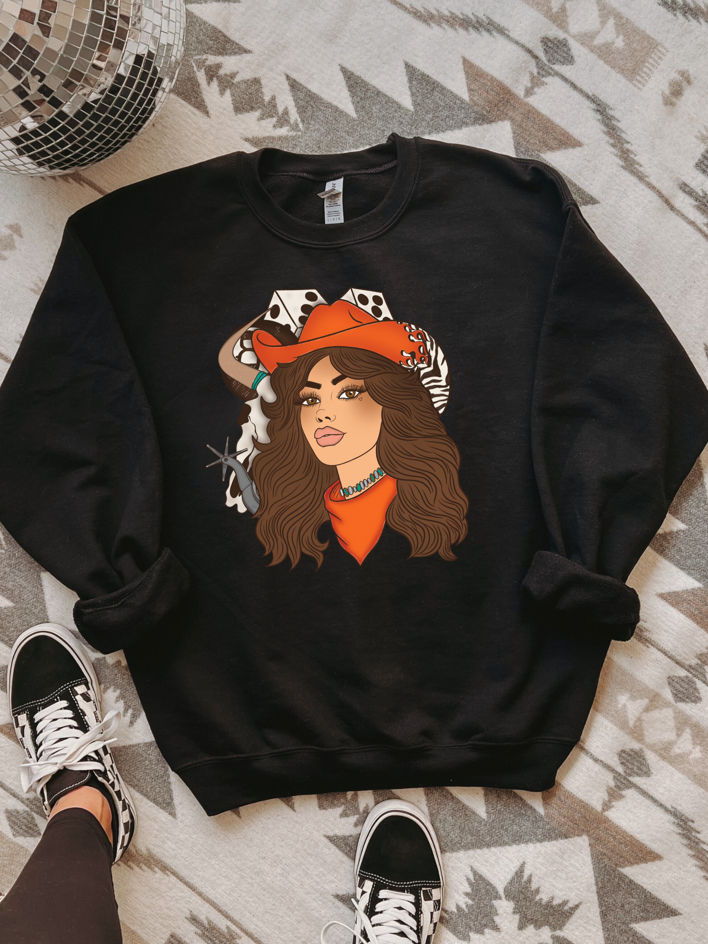 Cowgirl x Spurs Crewneck