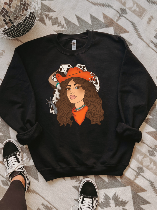 Cowgirl x Spurs Crewneck