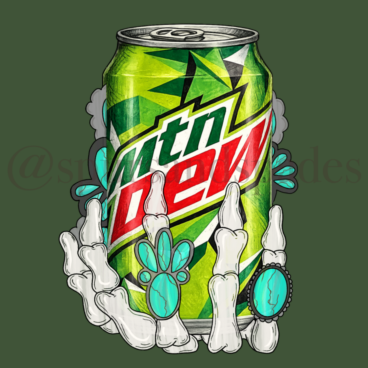 Turquoise Mtn.Dew PNG