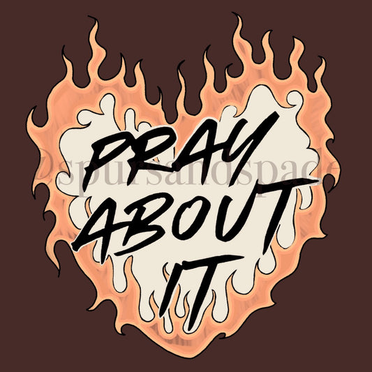 Pray About It PNG
