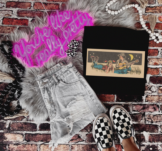 Starlit Cowboy Graphic Tee