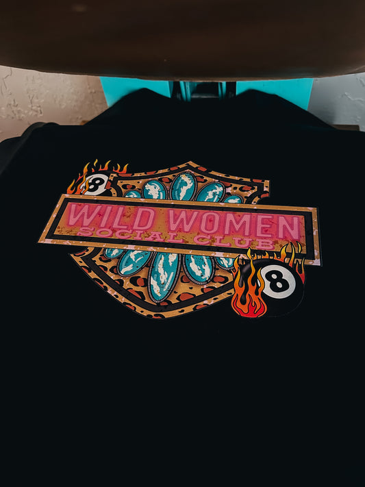 Wild Women Social Club CC Graphic Tee