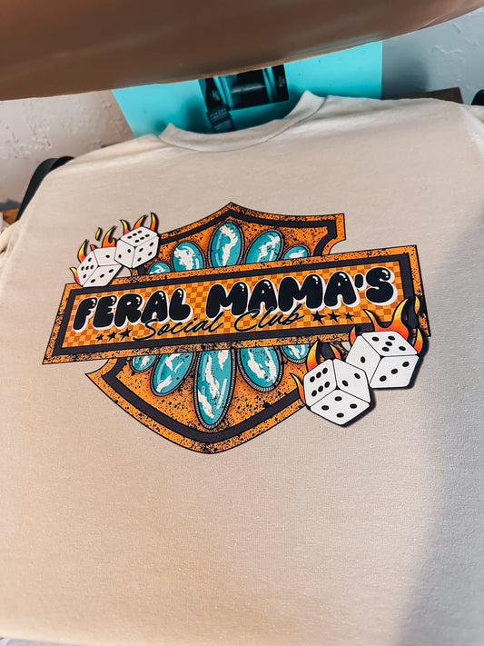 Feral Mama's Social Club CC Graphic Tee