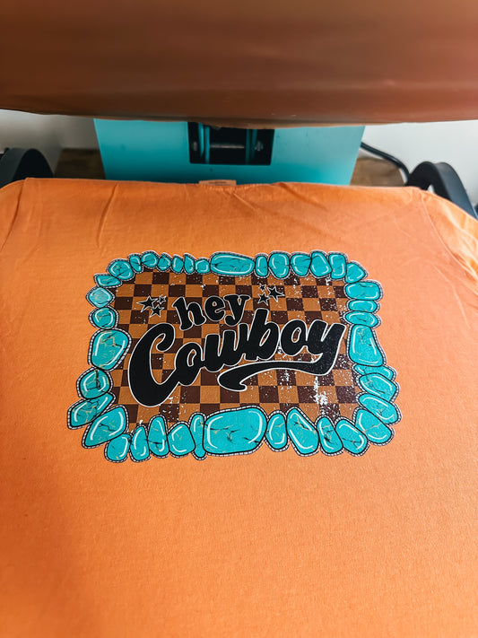 Hey Cowboy CC Graphic Tee