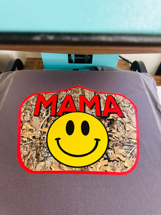 Camo Mama HTV Transfer
