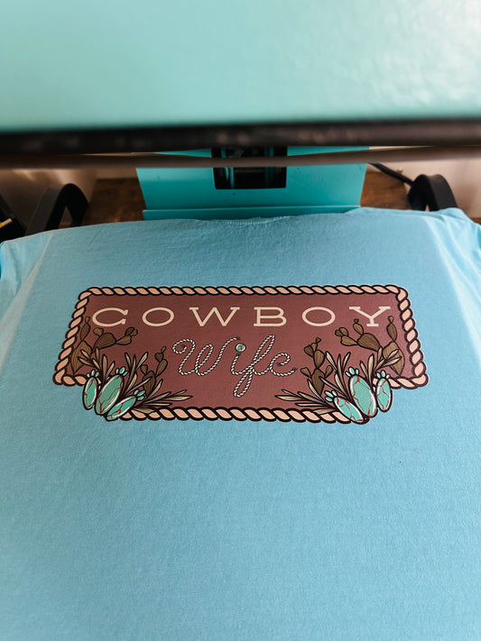 Cowboy Wife HTV Transfer