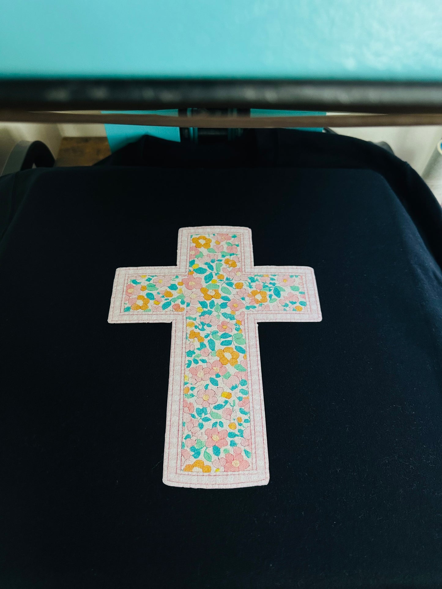 Quilt Cross HTV Transfer