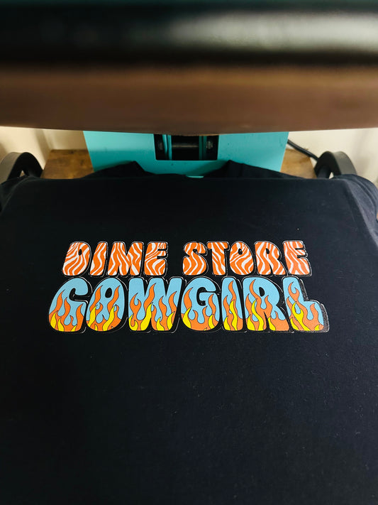 Dime Store Cowgirl HTV Transfer
