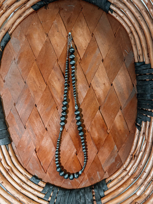 The Cassedy - Faux Navajo Pearl Necklace