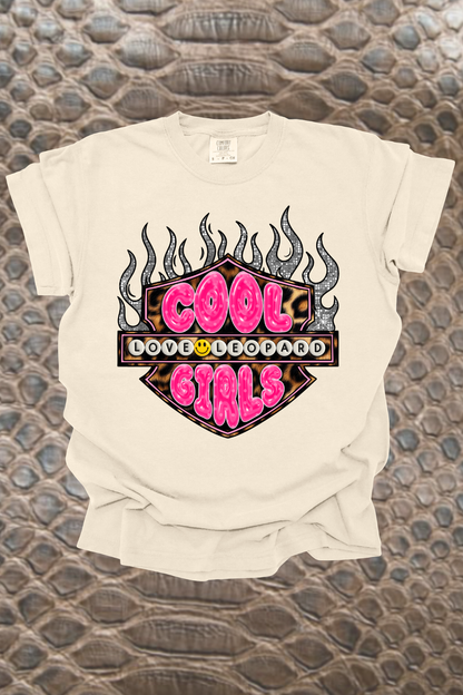 Cool Girls Love Leopard Graphic Tee