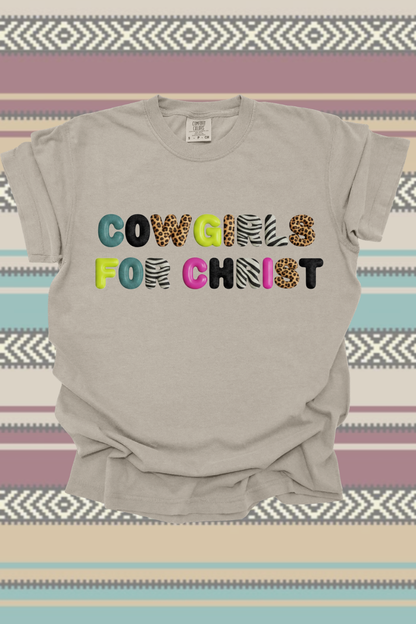 Cowgirls For Christ Graphic Tee