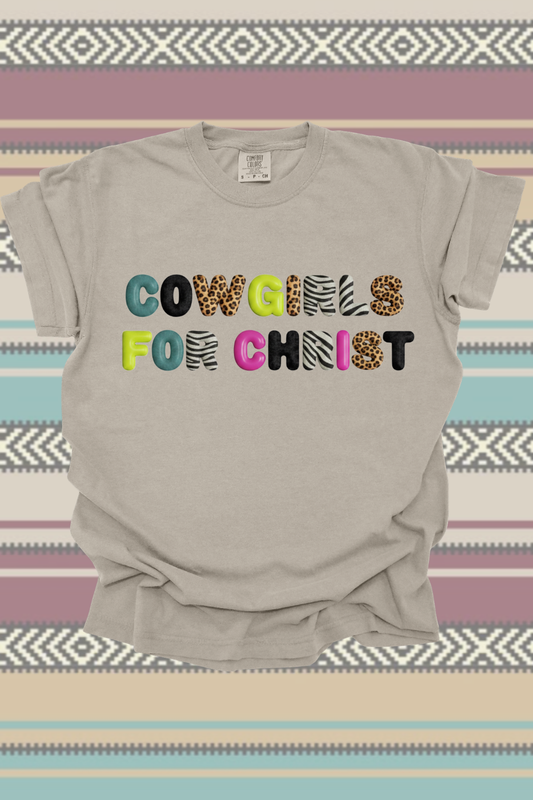 Cowgirls For Christ Graphic Tee