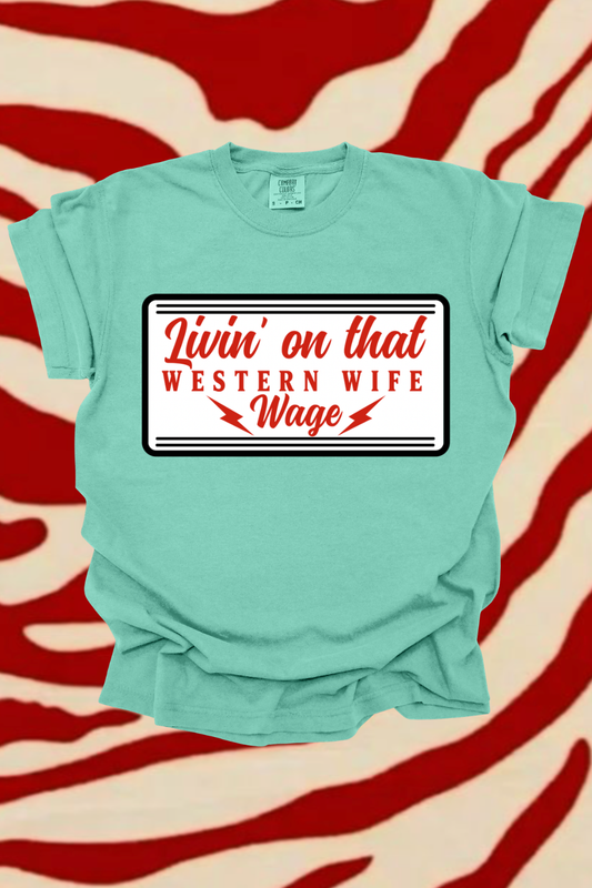 Western Wife Wage Graphic Tee