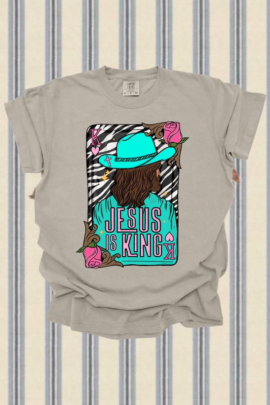 King Of Kings Zebra Graphic Tee
