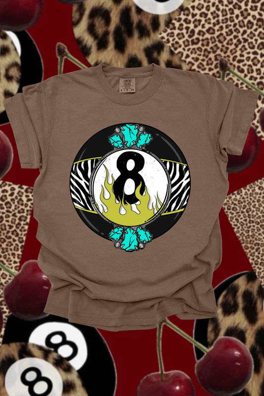 Zebra 8Ball Graphic Tee