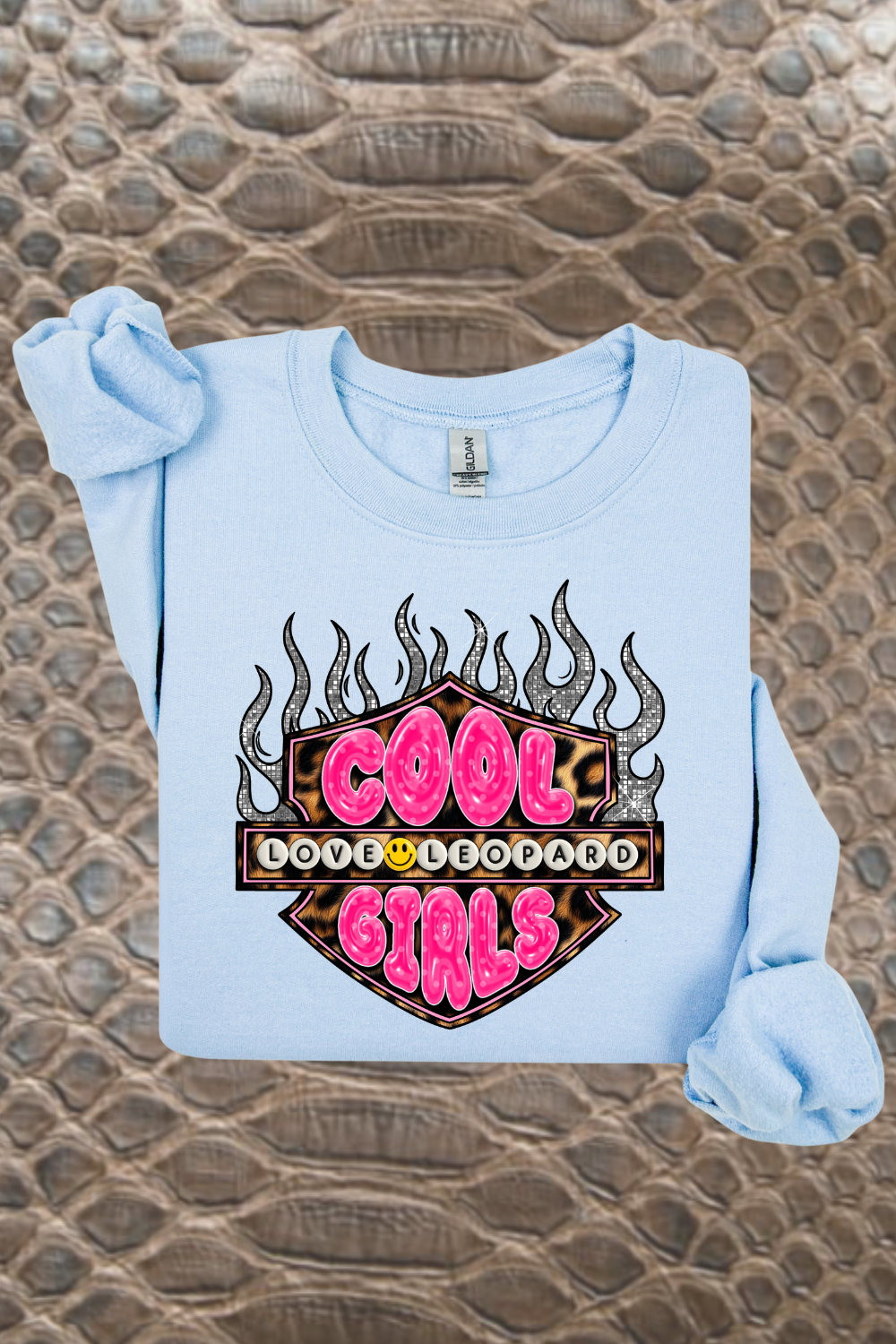 Cool Girls Love Leopard Sweatshirt