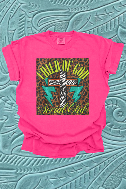 Child Of God Social Club Graphic Tee