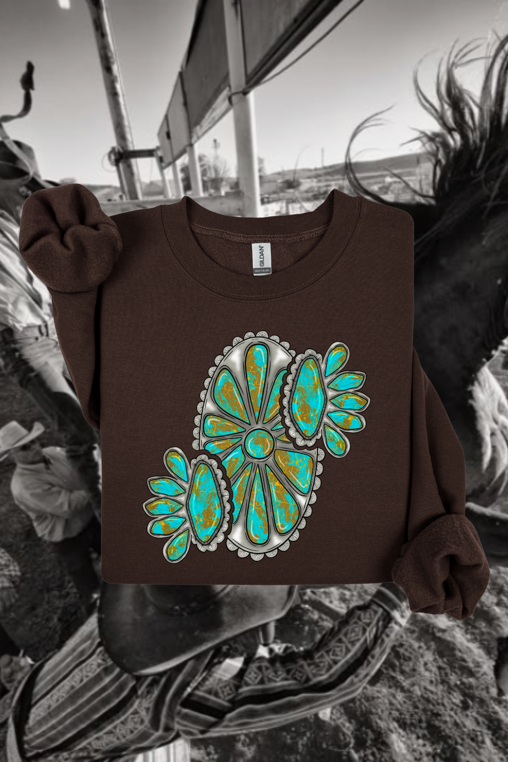 Turquoise Stones Sweatshirt