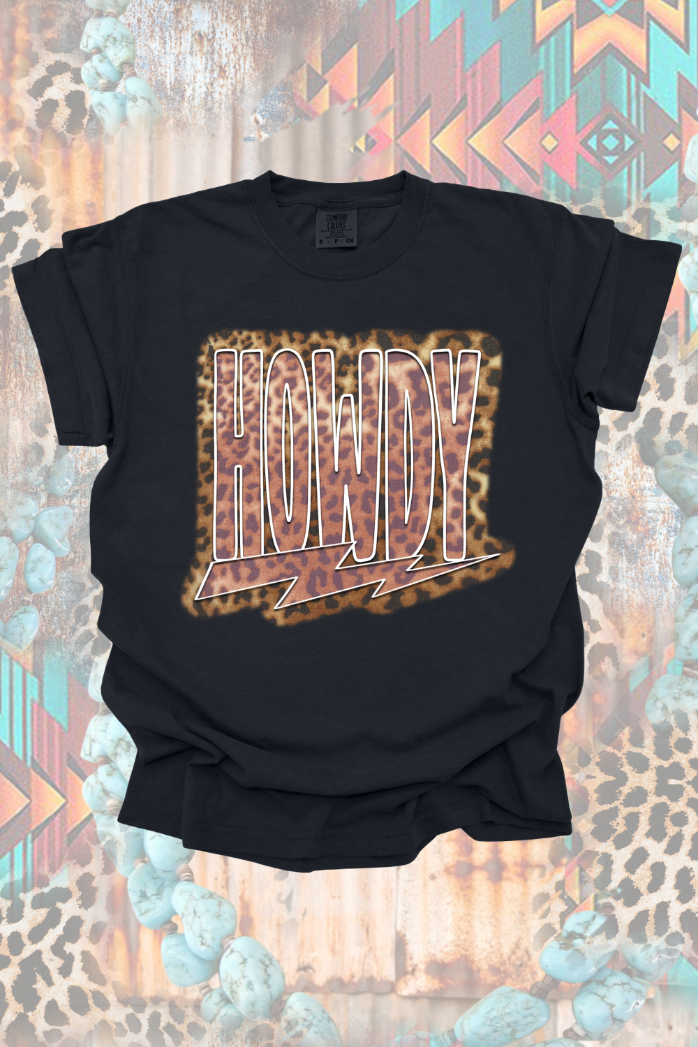Cheetah Howdy Graphic Tee