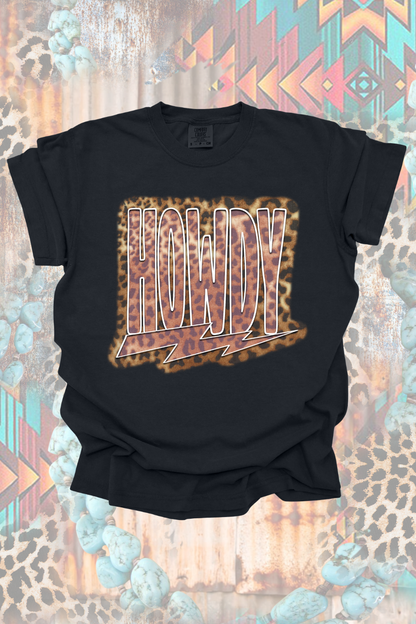 Cheetah Howdy Graphic Tee