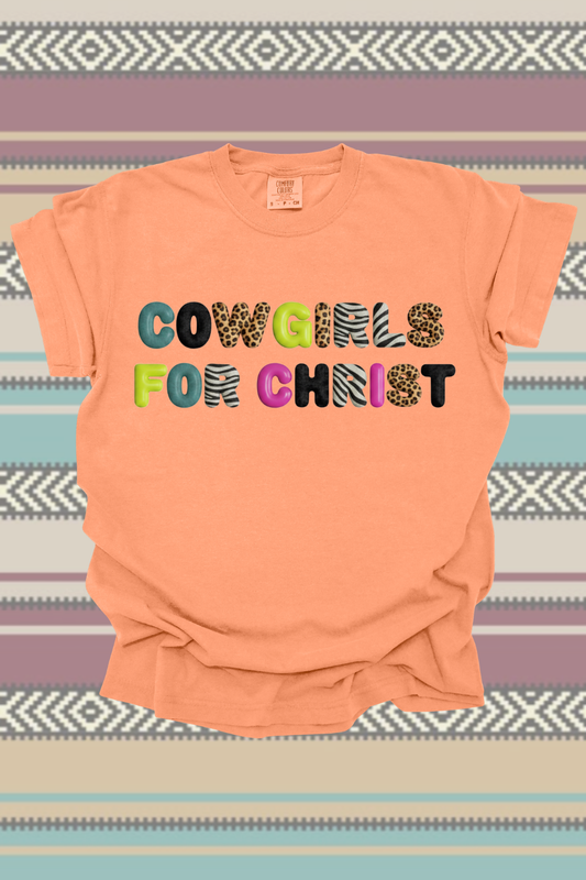 Cowgirls For Christ Graphic Tee