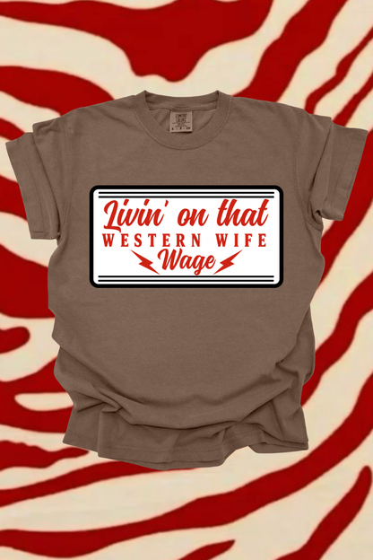 Western Wife Wage Graphic Tee