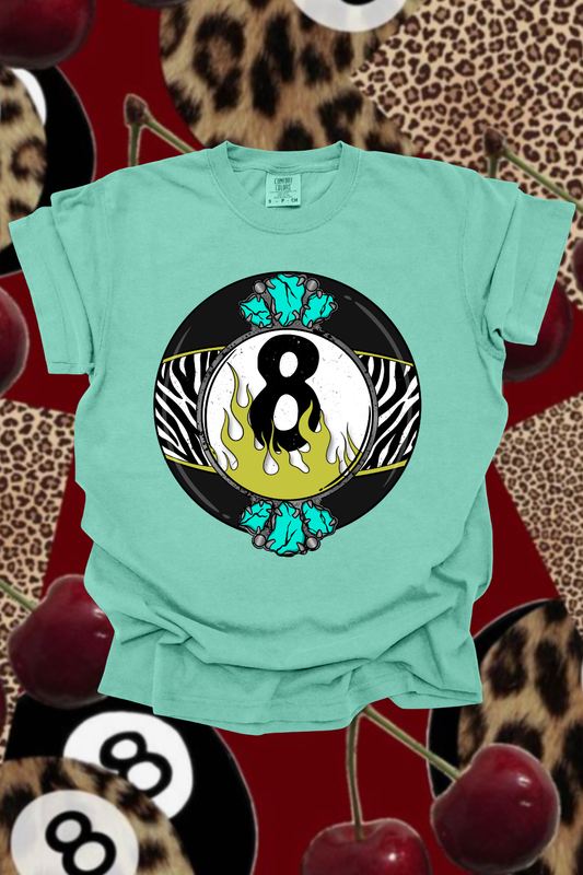 Zebra 8Ball Graphic Tee