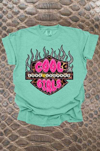 Cool Girls Love Leopard Graphic Tee