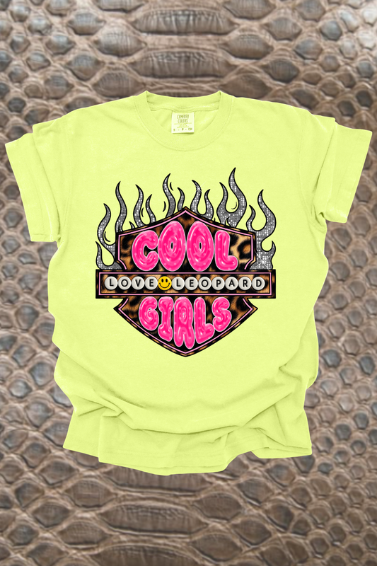 Cool Girls Love Leopard Graphic Tee