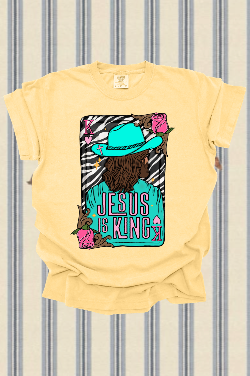 King Of Kings Zebra Graphic Tee