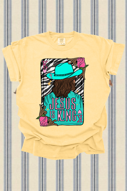 King Of Kings Zebra Graphic Tee