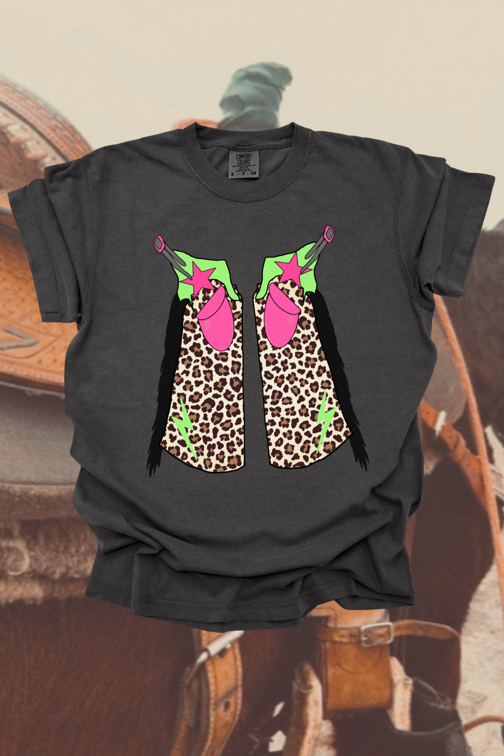 Neon Chaps Graphic Tee