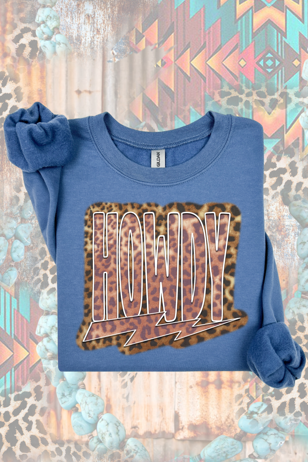 Cheetah Howdy Sweatshirt