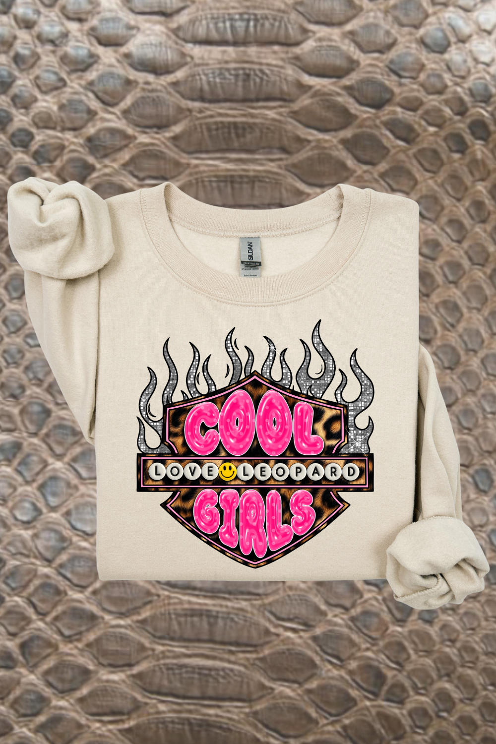 Cool Girls Love Leopard Sweatshirt