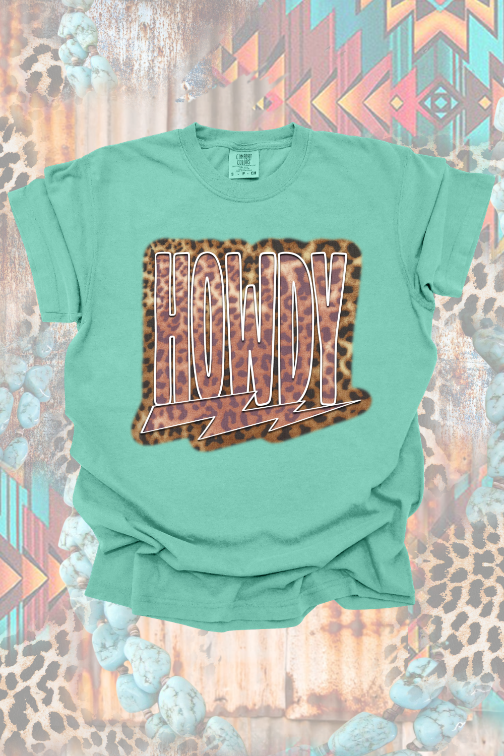 Cheetah Howdy Graphic Tee