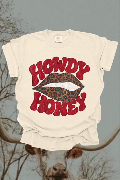 Howdy Honey Leopard Graphic Tee