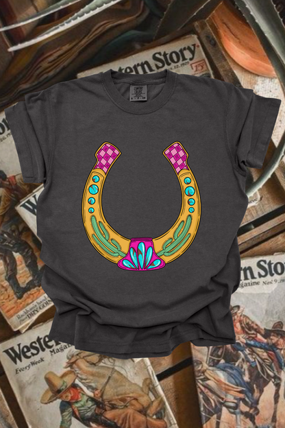 Funky Horseshoe Graphic Tee