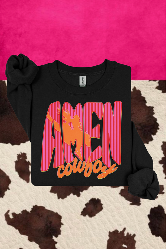 Groovy Amen Cowboy Sweatshirt