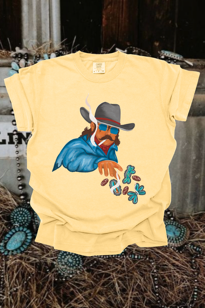 Turquoise Slinger Graphic Tee