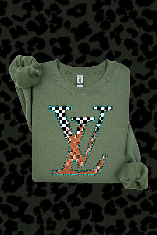 Checkered LV Sweatshirt