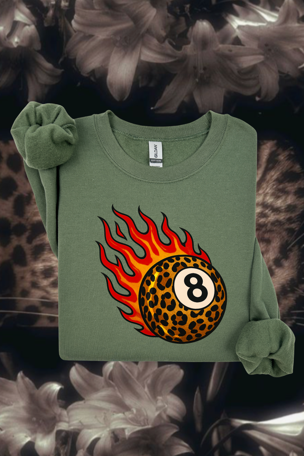Flaming 8Ball Sweatshirt