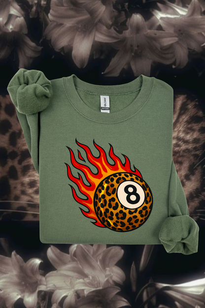 Flaming 8Ball Sweatshirt