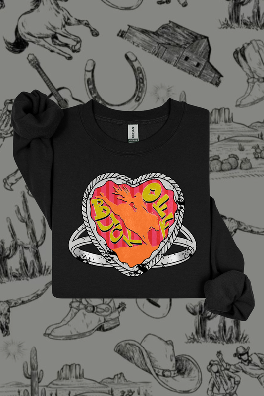 Buck Off Ring Sweatshirt