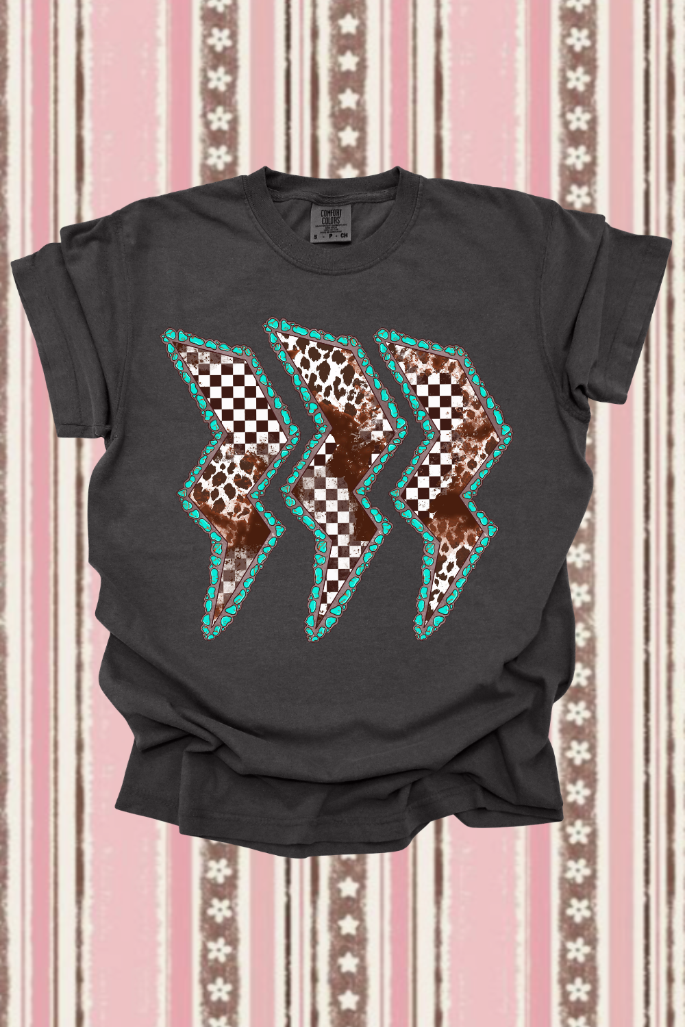 Cowhide Lighting Graphic Tee